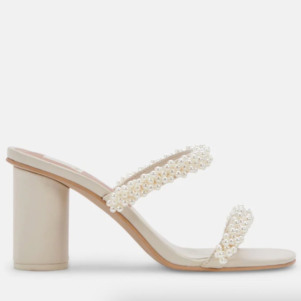Dolce Vita Bridal Pearl Heels Size 10